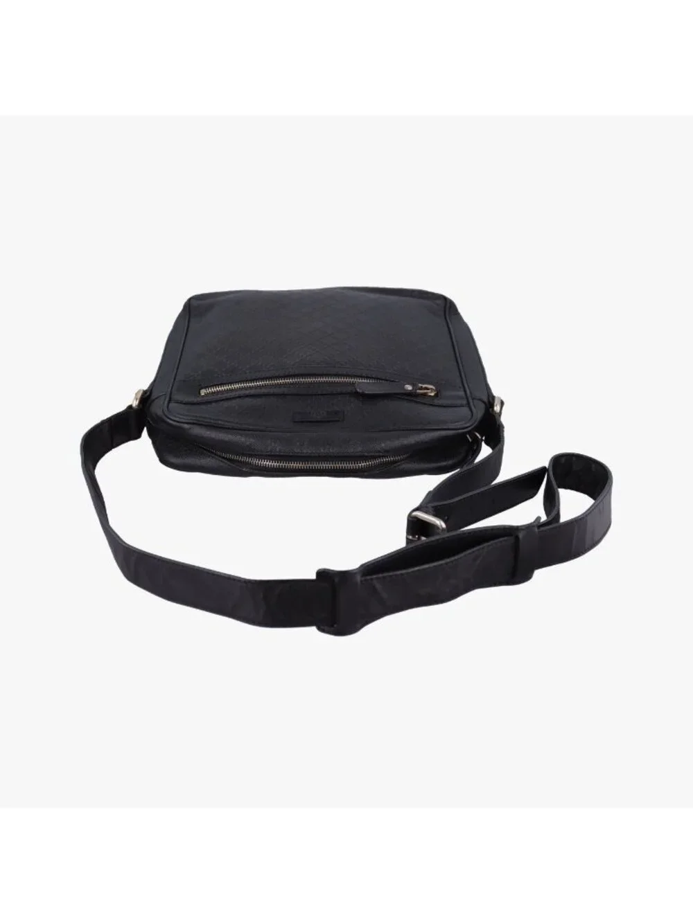 Gucci Diamante Black Leather Tote